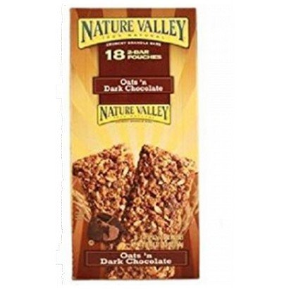 Nature Valley – Oat & Dark Chocolate Granola Bar – 18/1.49 oz