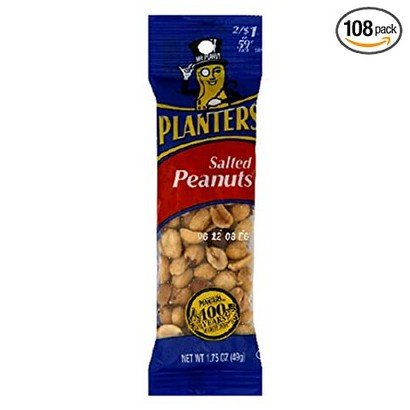 Planters – Salted Peanuts – 1.75 oz, Tube