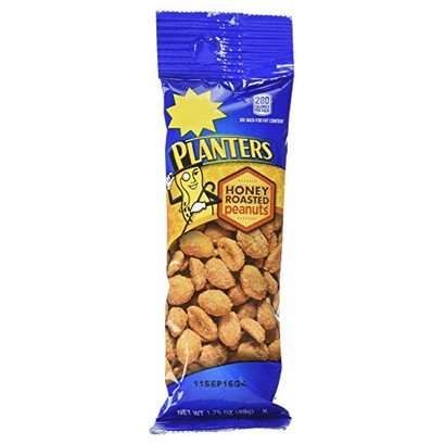 Planter – Honey Roasted Tube PEanuts – 1.75 Oz