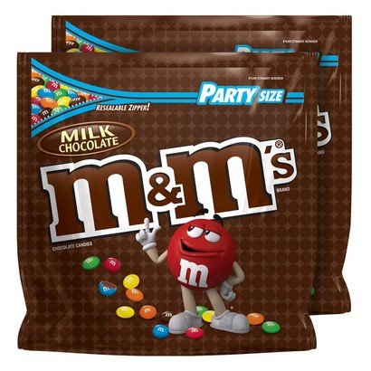 M&M’s – Milk Chocolate Candy, Party Size Bag – 38 oz