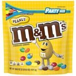 M&M’s – Peanut Chocolate Candy Party Size – 38 oz