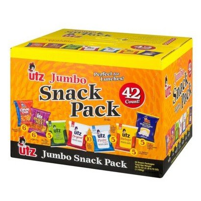 UTZ – Jumbo Variety Pack – 42/1 oz pkgs