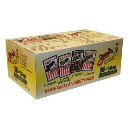 Zapp’s – Variety Potato Chips – 25/1.5 oz pkgs