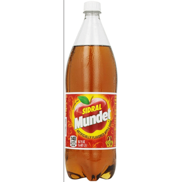 Sidral Mundet- Apple Soda – 8/1.5L plastic bottles