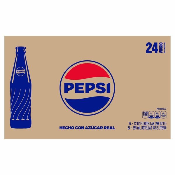 Pepsi Cola – 24/12 oz glass bottles