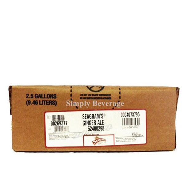 Seagram’s Ginger Ale – 2.5 gallon bag-in-box syrup