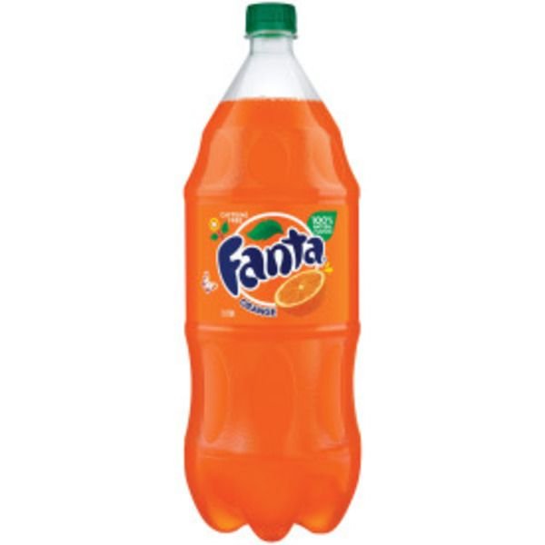 Fanta Orange Soda Bottles, 2 Liters, 8 Pack