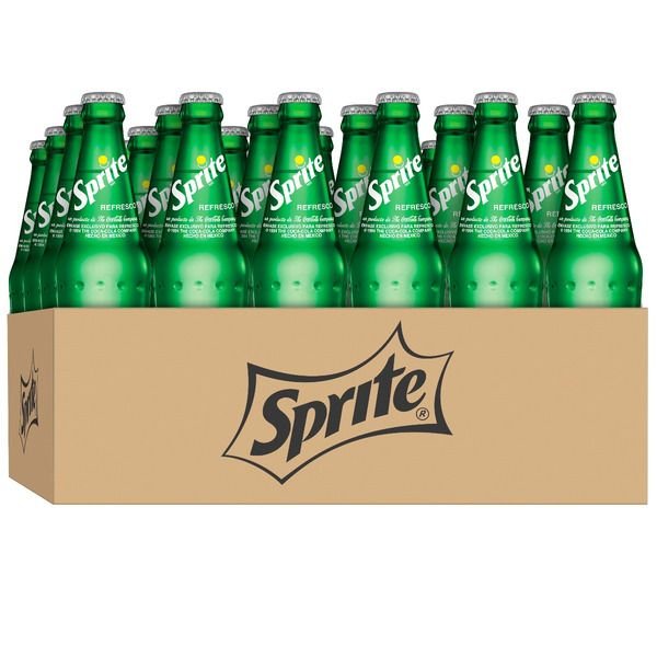 Sprite Mexico Glass Bottles, 355 mL, 24 Pack