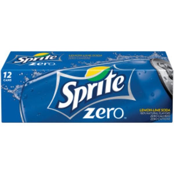 Sprite Zero Sugar Pack Cans, 12 fl oz, 12 Pack, 2 Sets
