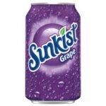 Sunkist – Grape Soda – 24/12 oz cans