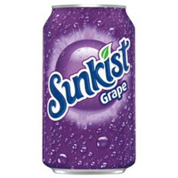 Sunkist – Grape Soda – 24/12 oz cans