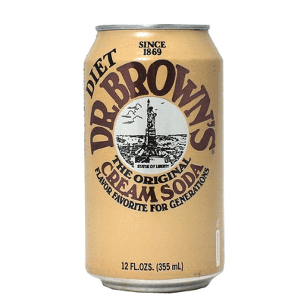 Dr. Browns – Diet Creme Soda -24/12 oz cans