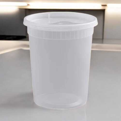 DeliPRO 32oz Plastic Containers & Lids 240 combo
