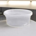 CHOICE 8oz Deli Container & Lid (Microwavable, Translucent, 250/CS)